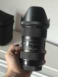 Sigma 18-35mm f1.8 EOS mount