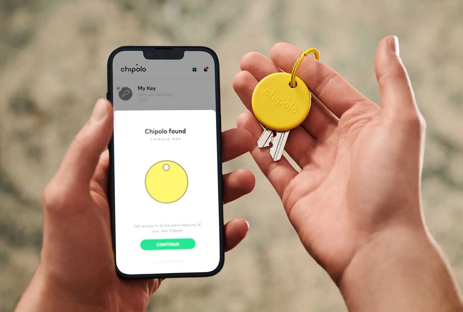 Chipolo ONE Pop Bluetooth tag/tracker (тракер/таг)