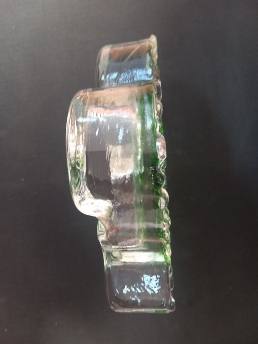 Scrumiera de sticla (cristal), decorativa, model deosebit