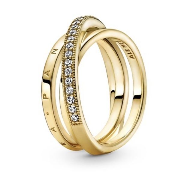 Пръстен Pandora 14K златно покритие