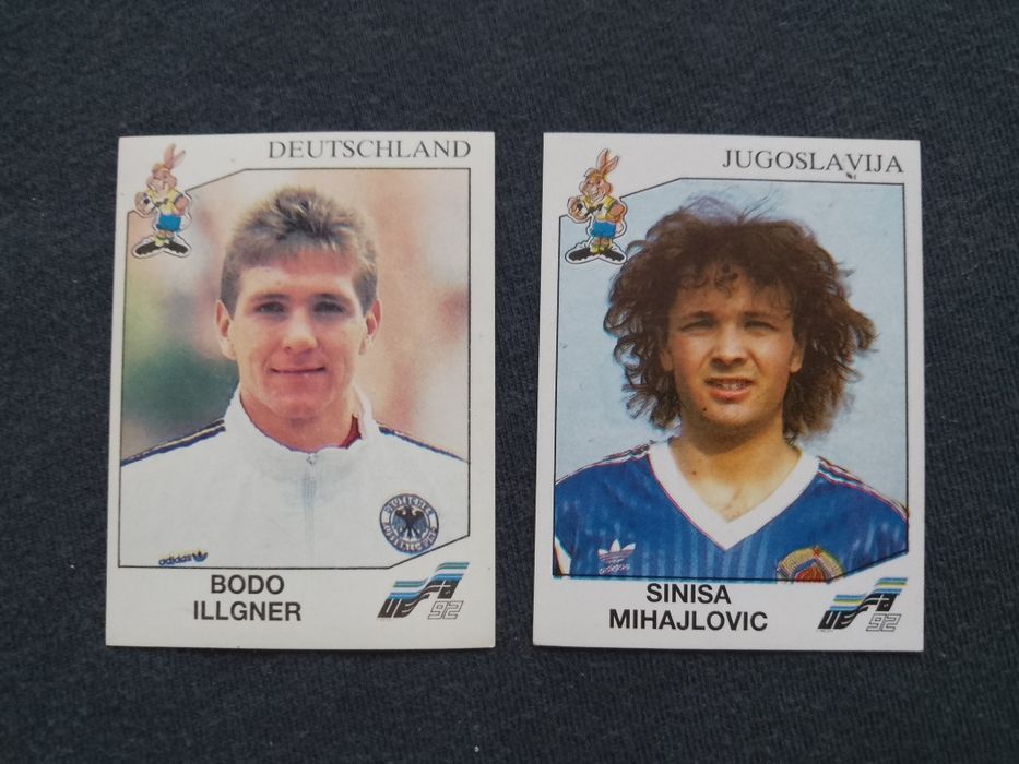 Panini Euro 1992 Illgner, Mihajlovic