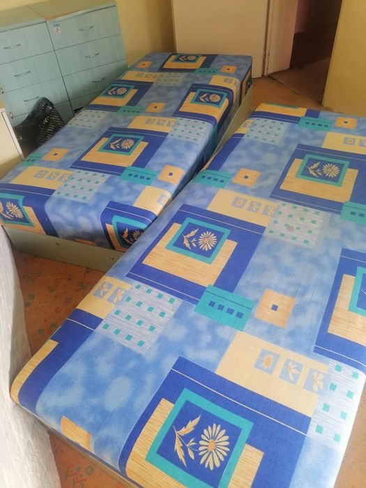 Цялостно обзавеждане за стая, 2 легла, гардероб, диван, скрин