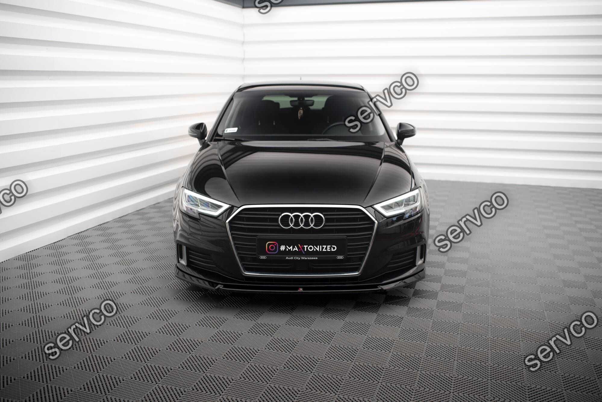 Prelungire bara fata Audi A3 Sportback 8V 2016-2020 v23 Maxton Design