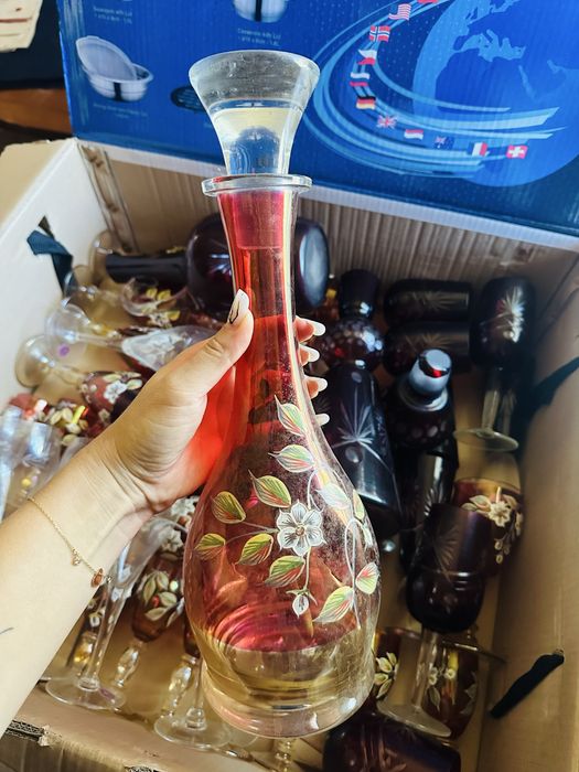 Seturi cristal rosu Rubin