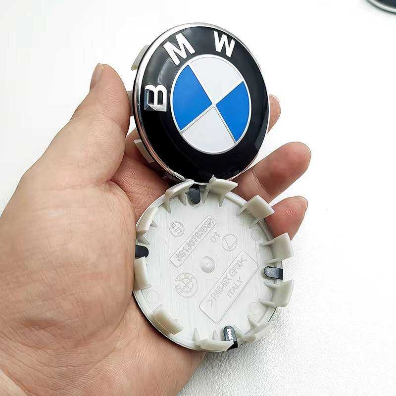 SET 4 Capace Jante BMW 68mm - Seria 1, 2, 3, 4, 5, X1 / X3 / X5 / X6