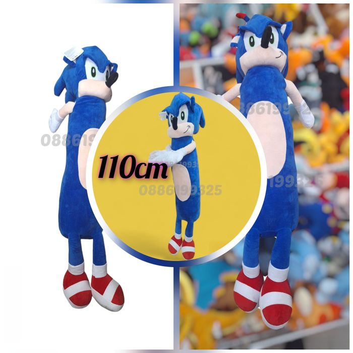 Голяма плюшена играчка Соник, 110см Sonic плюшен голям