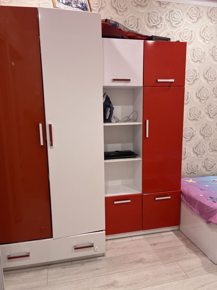 Кроват 2 шкаф кровать для девушек