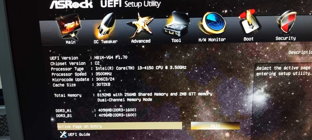 Комплект дънна платка, процесор i3 и 8GB RAM