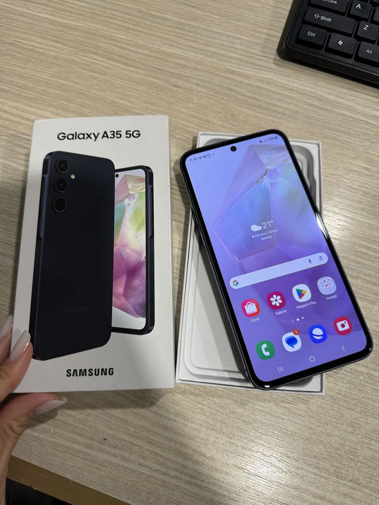 Samsung A35, 8GB, 256GB, 5G, Awesome Navy, Impecabil/CA NOU!!!