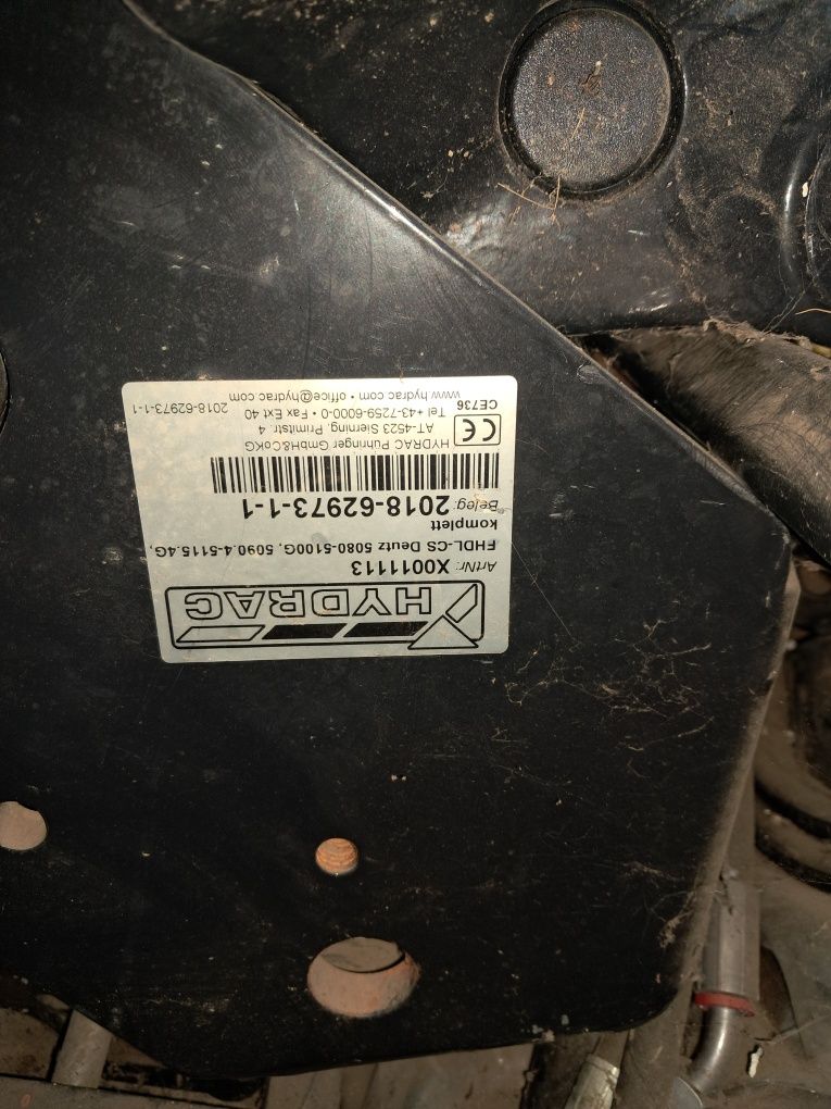 Tiranți față,  priză putere față tractor Deutz