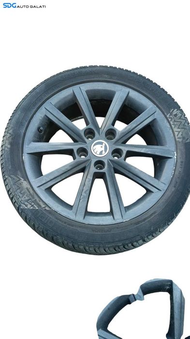 Set 4 Jante Roti Aliaj 225 45 17 R17 7Jx17H2 ET49 Volkswagen Golf 6 2008 - 2013 Cod 5E0601025BT 5E0601025BTJX2 [M8153]