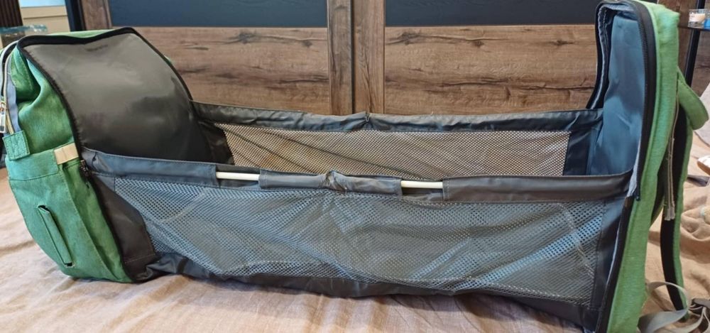 Бебешка раница за бебешки принадлежности 2в1 и  повивалник.