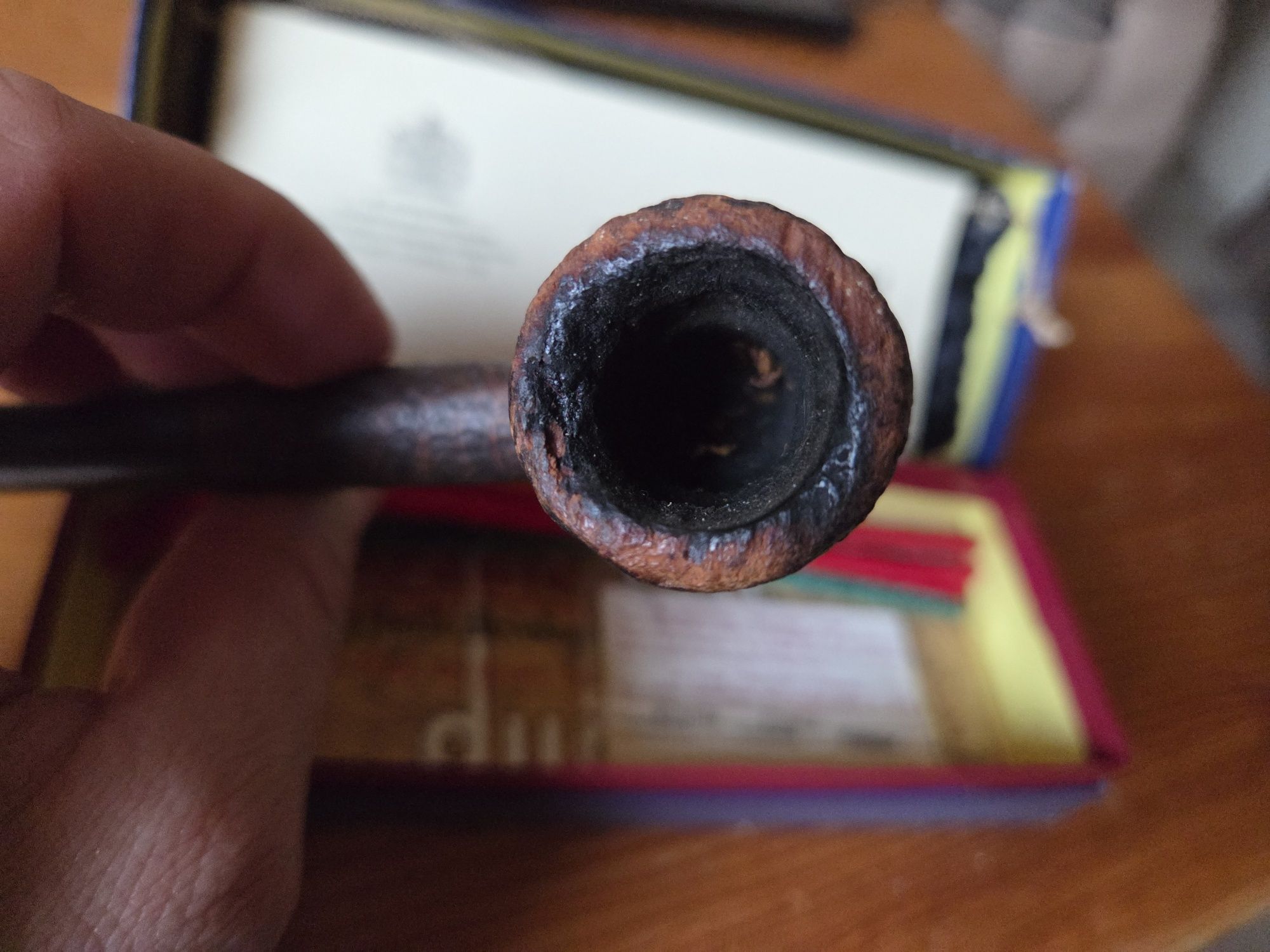 Pipa Tutun Shell Briar Dunhill shape 42 , group 3.Clasic/vintage.