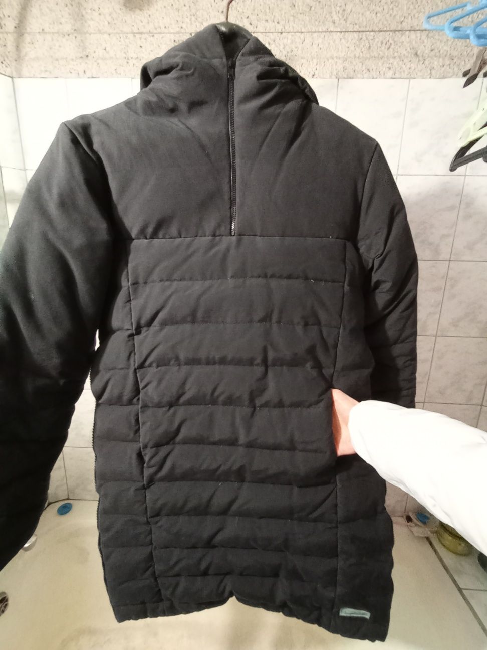 Яке Only S пух и пера дълго зимно палто яке