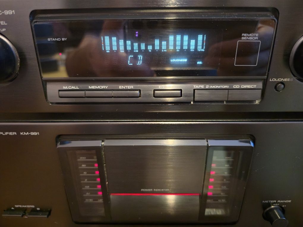Kenwood KM-991/KC-991. Amplificator+pre. Bijuerie Hi-Fi. Preț fix !