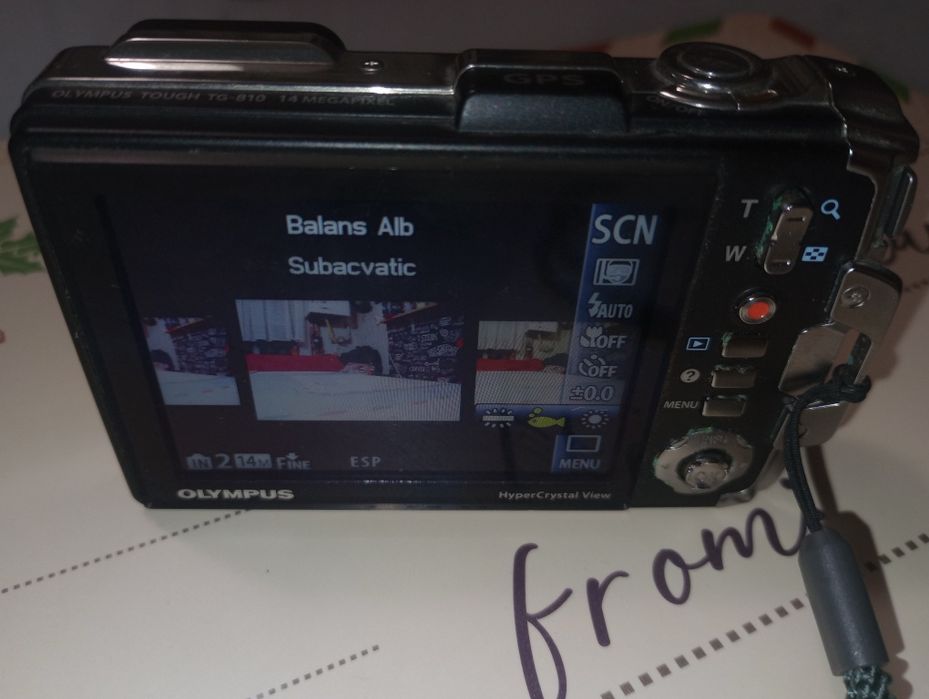 Waterproof Digital Camera Olympus Tough, 14 MP, GPS,subacvatic,zoom 5x