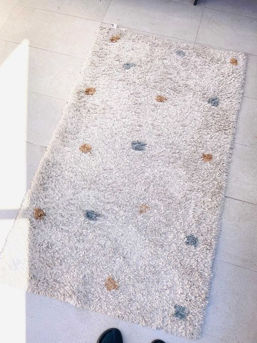 Zara Home - Детски килими 90х150 см от текстуриран памук с дълга нишка