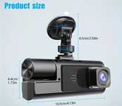 Cameră de bord HD cu 3 camere + card 32 GB
