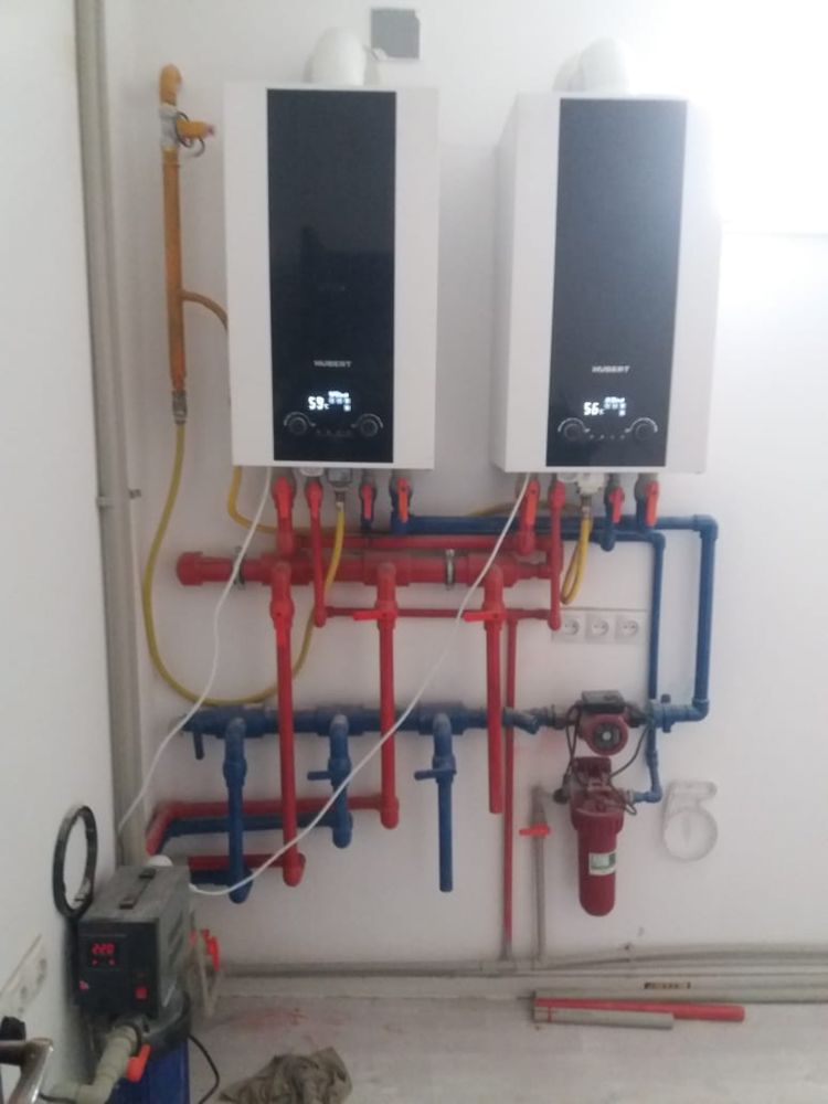 Установка газовых котлов