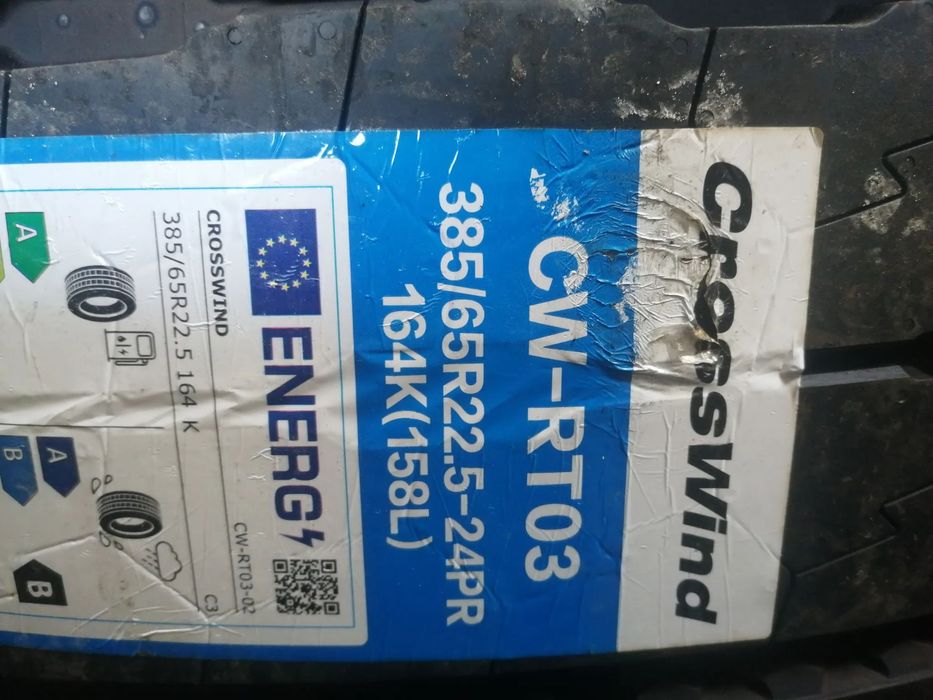 Anvelope noi camion 385/65R22.5 CROSSWIND CW-RT03
