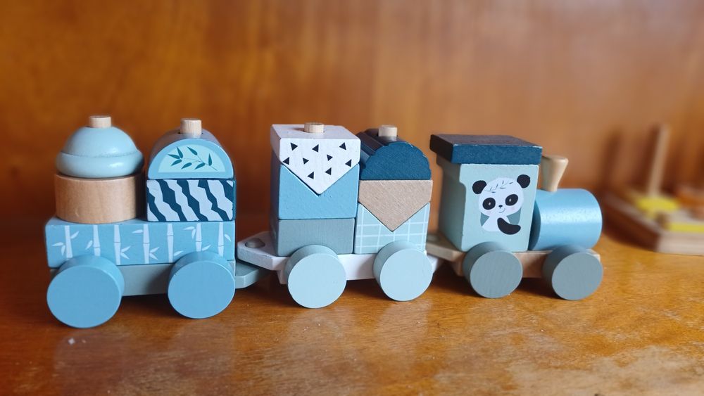 Дървено влакче запазено