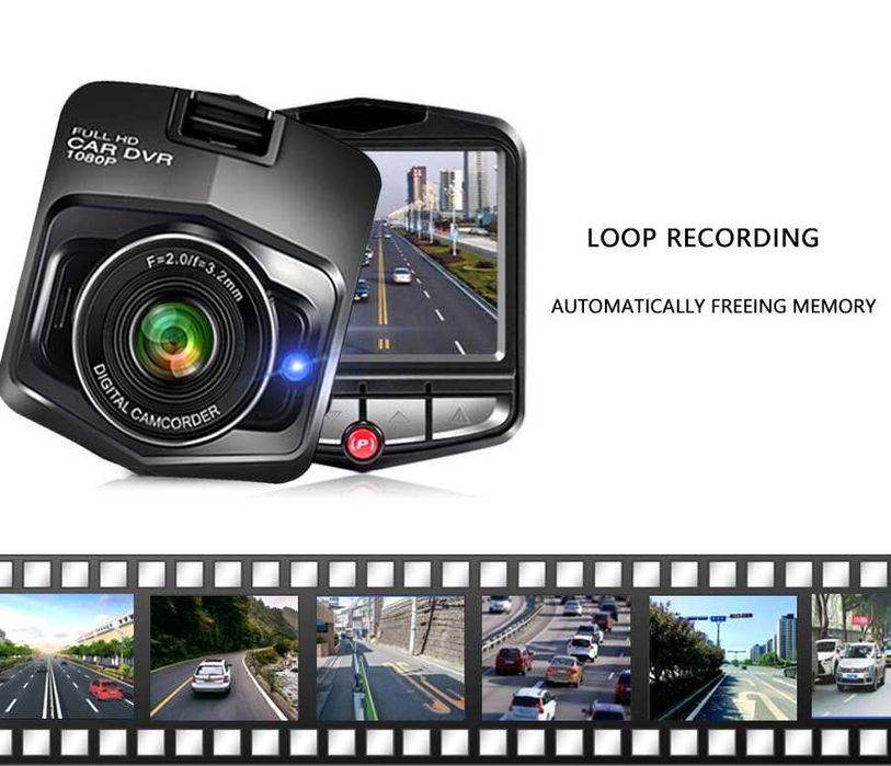 Видеорегистратор 2,4 инча автомобилна камера HD 1080P мини DVR