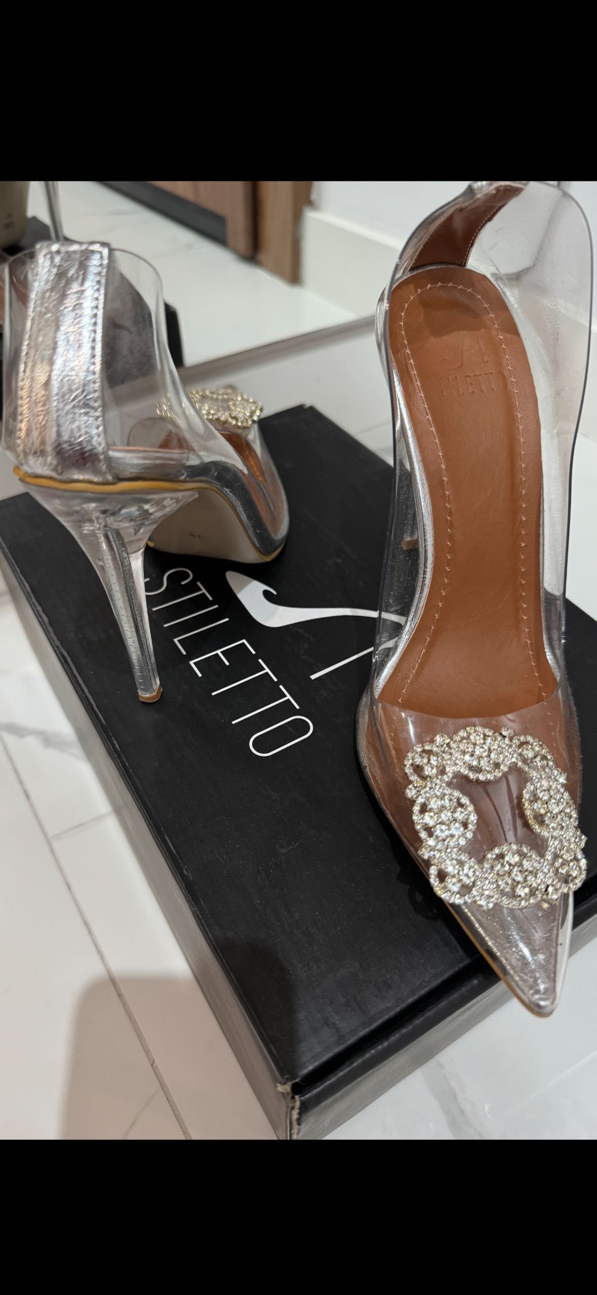 Силиконови обувки тип Manolo Blahnik