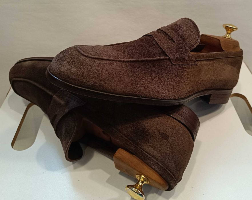 Pantofi loafer penny 40 40.5 de lux Mc Finlay piele naturala moale