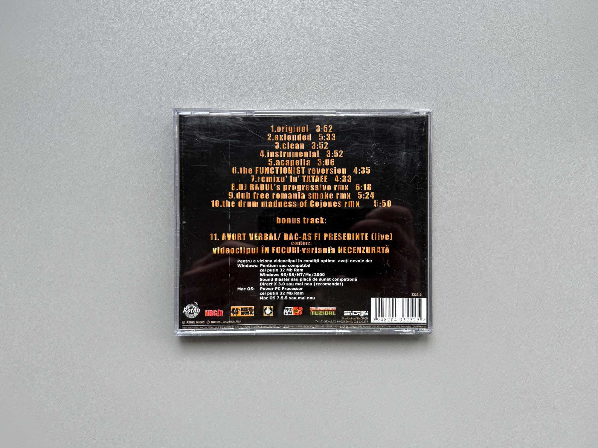 Parazitii - Jos Cenzura | In Focuri CD