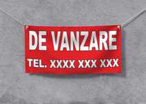 Print banner de vanzare/de inchiriat