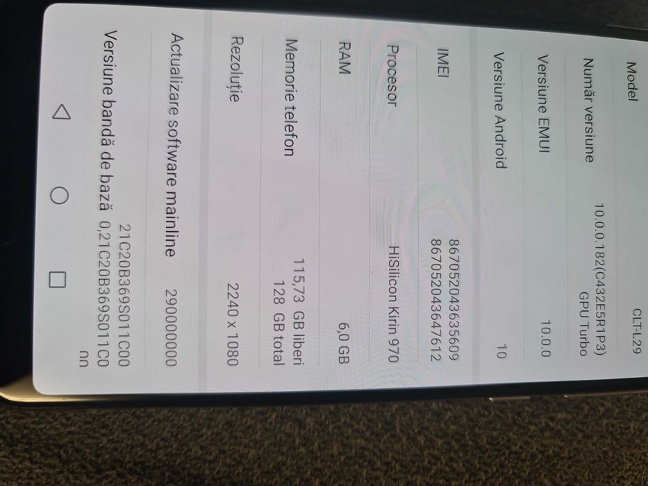 Telefon Huawei P20 Pro - 128 gb