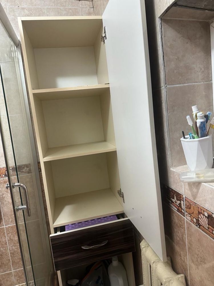 Шкаф пенал для ванной и кухни