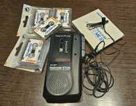 Olympus Pearlcorder S725 диктофон + Кондензаторен микрофон + касети
