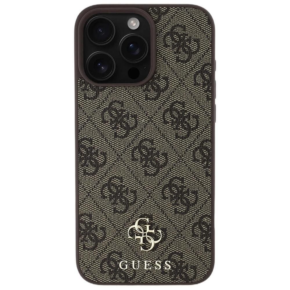 Калъф guess hardcase 4g classic magsafe – iphone 16 pro max – кафяв