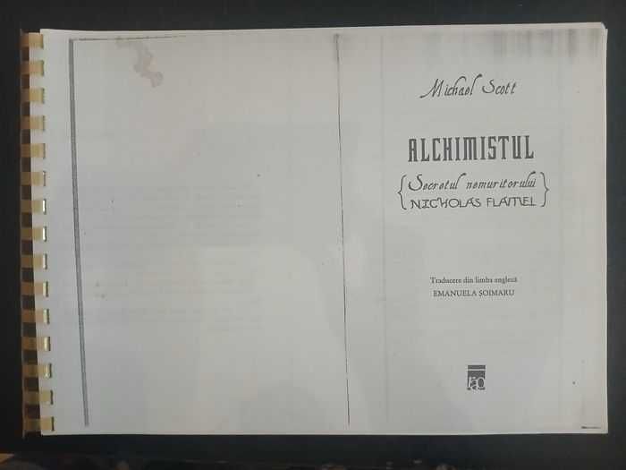 Alchimistul, Secretul nemuritorului Nicholas Flamel