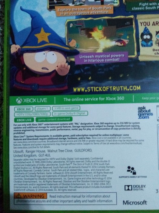 Joc/jocuri South Park The Sticker of Truth Xbox360/Xbox One