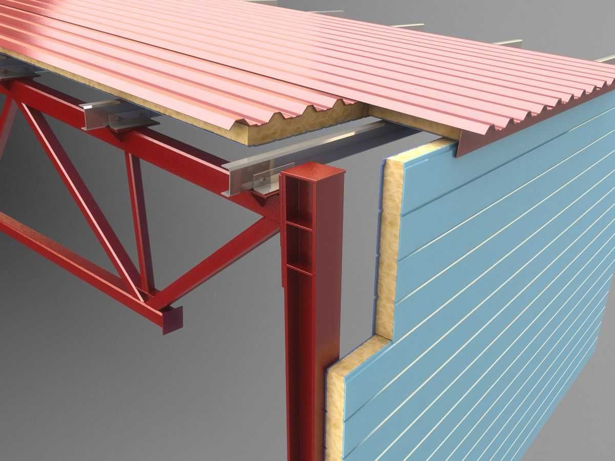 Сэндвич панели – высокоэффективные строительные материалы.