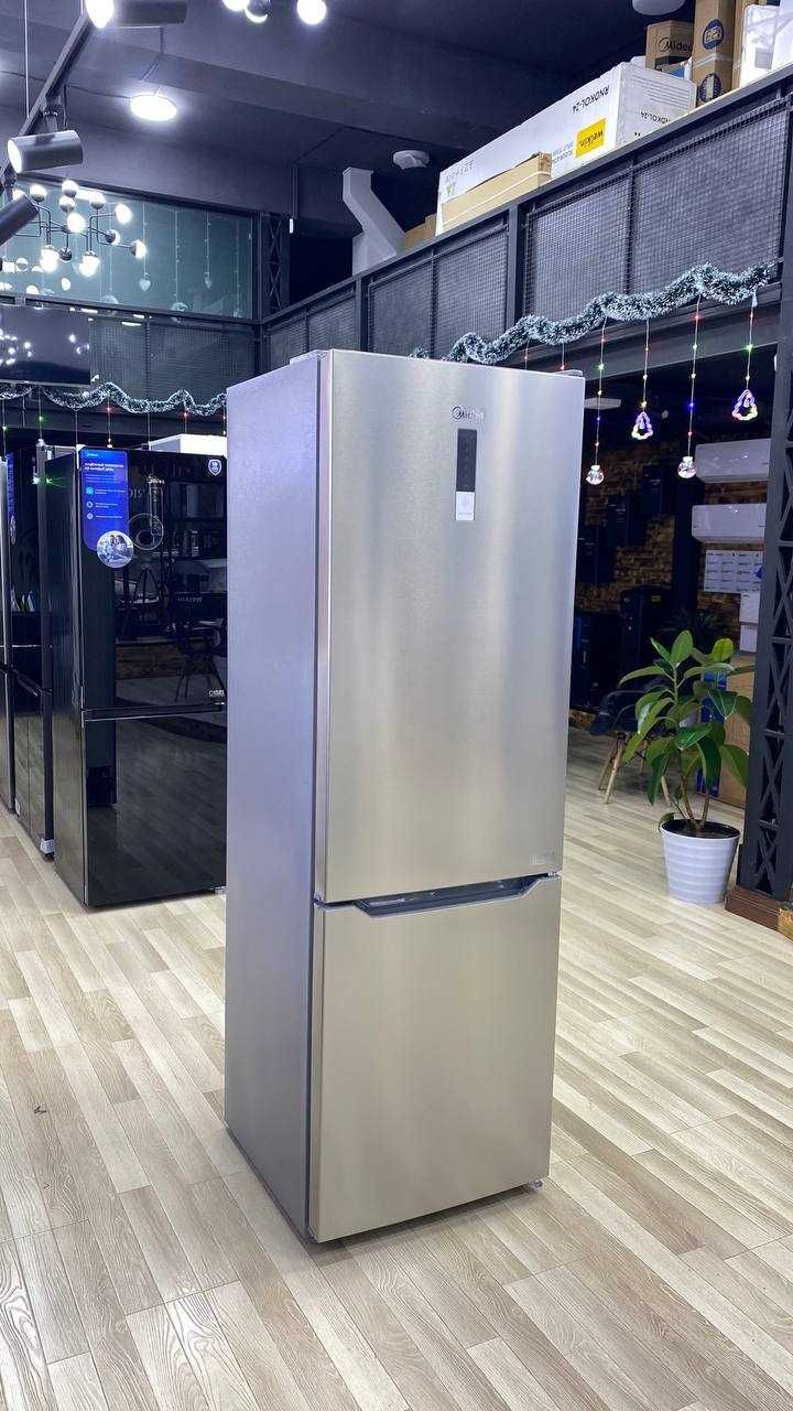 Холодильник Midea модель MDRB424FGF020 ( Стальной) на 320 литров