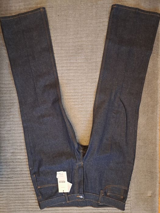 Blugi Zara Straith fit floare,usor evazati,model Vuitton Pharell,46