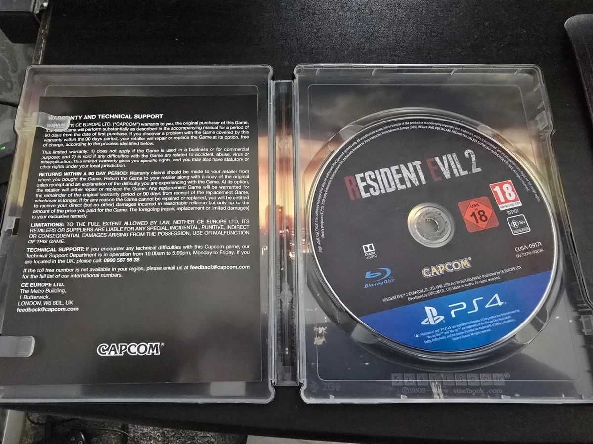 Resident Evil 2 Steelbook PS4/PS5