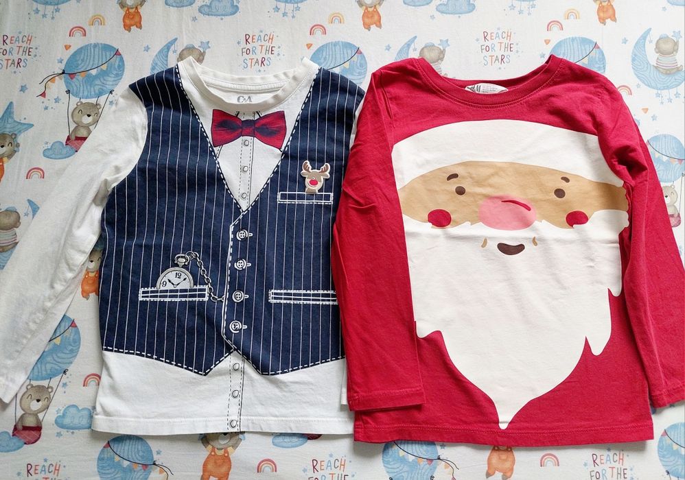 Set bluze băiat pentru serbare sau ședință foto Crăciun