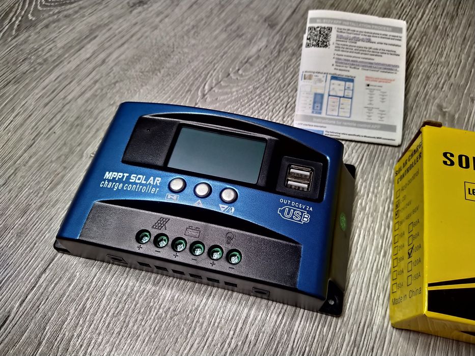 Regulator /Controler Solar MPPT 100A / 12V/24V  USB dublu 5V2A
