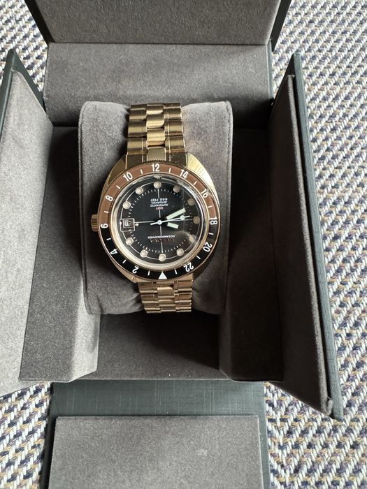 Bulova Oceanographer Devil 666ft GMT Automatic Rose Gold