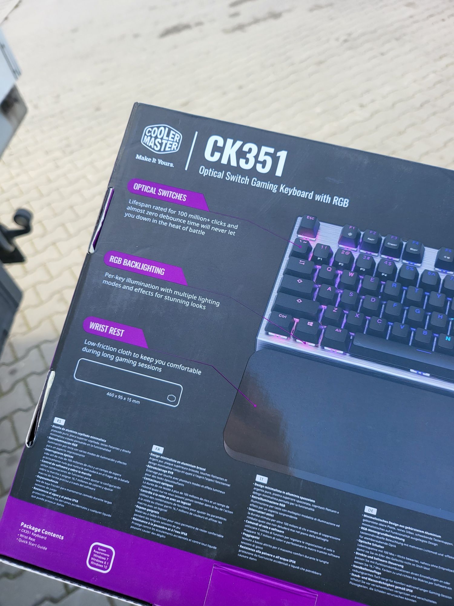 Tastatura gaming semi-mecanica Cooler Master MK110