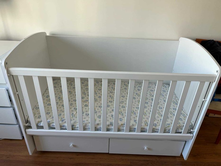 Бебешка кошара с матрак 140/70