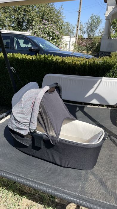 Carucior 3 in 1 Nuna Mixx Next Ellis set complet cadru, landou, scoica