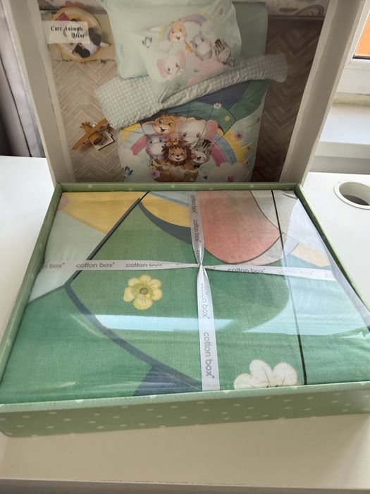 Детское постельное бельё CottonBox 1,5 сп новое