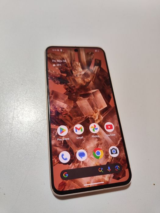 Telefon mobil Google Pixel8, 128GB,8GB RAM, 5G, Rose, Dual SIM- ca nou