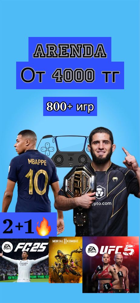 Аренда пс 5 / прокат пс /PlayStation 5 / PS / PS 4 / Vr Oqulus Quest 2