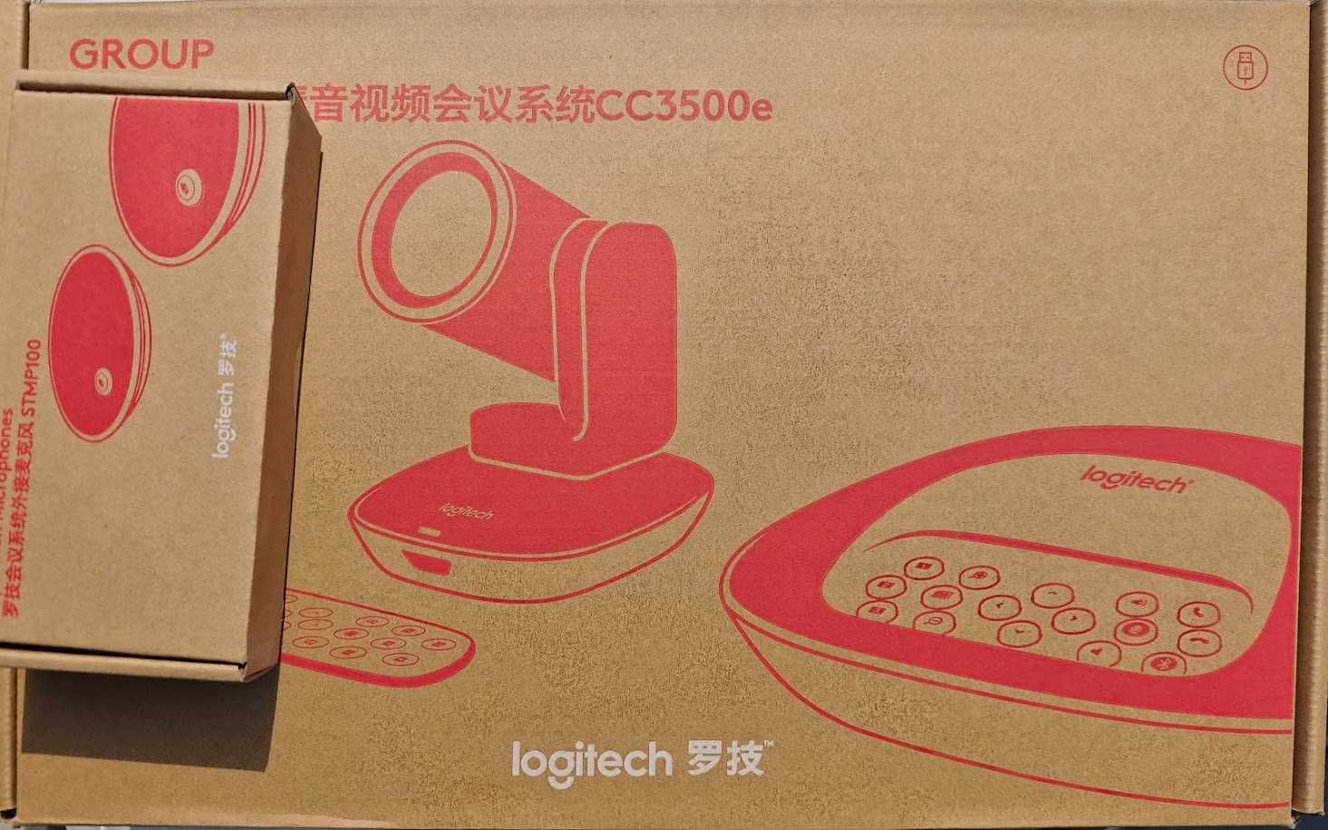 Новый Logitech Group CC3500e +доп микрофон